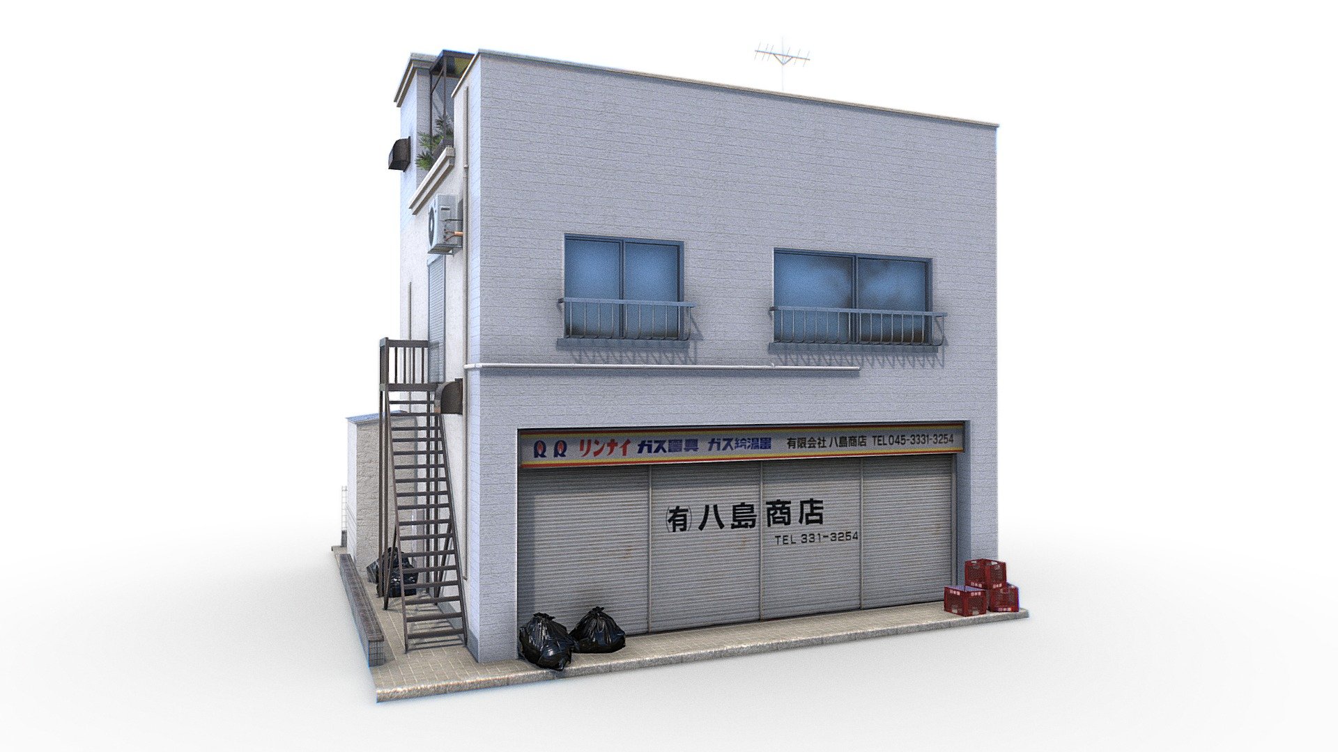 Tokyo Suburban Building Realistic 3d Model   

Browse All of Asian Buildings Collection HERE - Tokyo Suburban Building 2 - Buy Royalty Free 3D model by Omni Studio 3D (@omny3d) 3d model