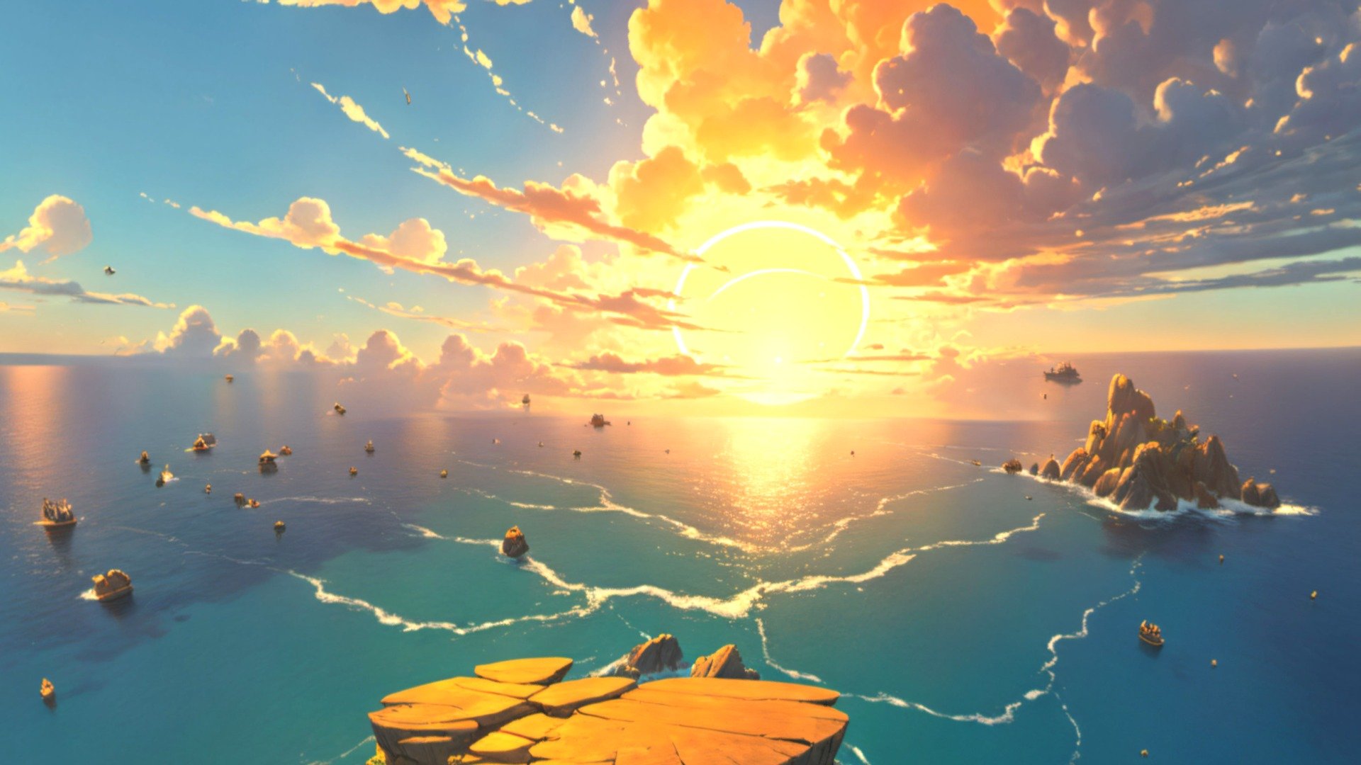 This is an 8k resolution (8192 x 4096) HDRI equirectangular panorama which will help you create 360 degrees Cartoony and Stylized landscapes in different 3d software (Blender, Unreal Engine, Unity, 3dMax and many others). It is perfect for games, virtual reality, 3d renders, movies etc. The image was created with AI and edited in different 2d and 3d software to improve quality, remove seams and make it perfect for any 3d or 2d Cartoon/Stylized project.

The image comes in 2 formats: .hdr and .jpg - HDRI Cartoon Panorama B - Buy Royalty Free 3D model by Ionut81 3d model