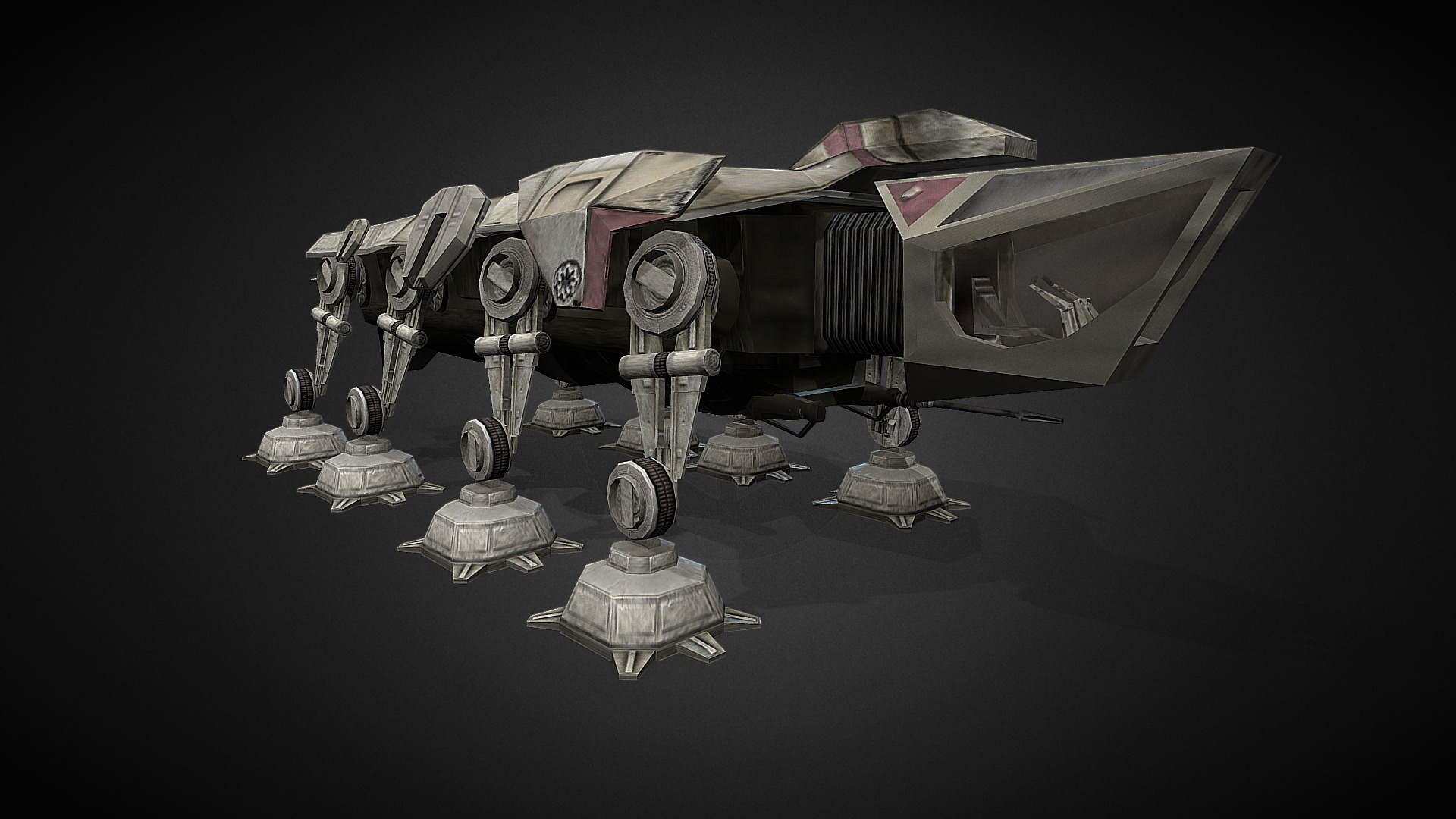 This model was made for a Star Wars game - AT-OT Walk Animation (Star Wars) - Buy Royalty Free 3D model by jonathanborges3d 3d model