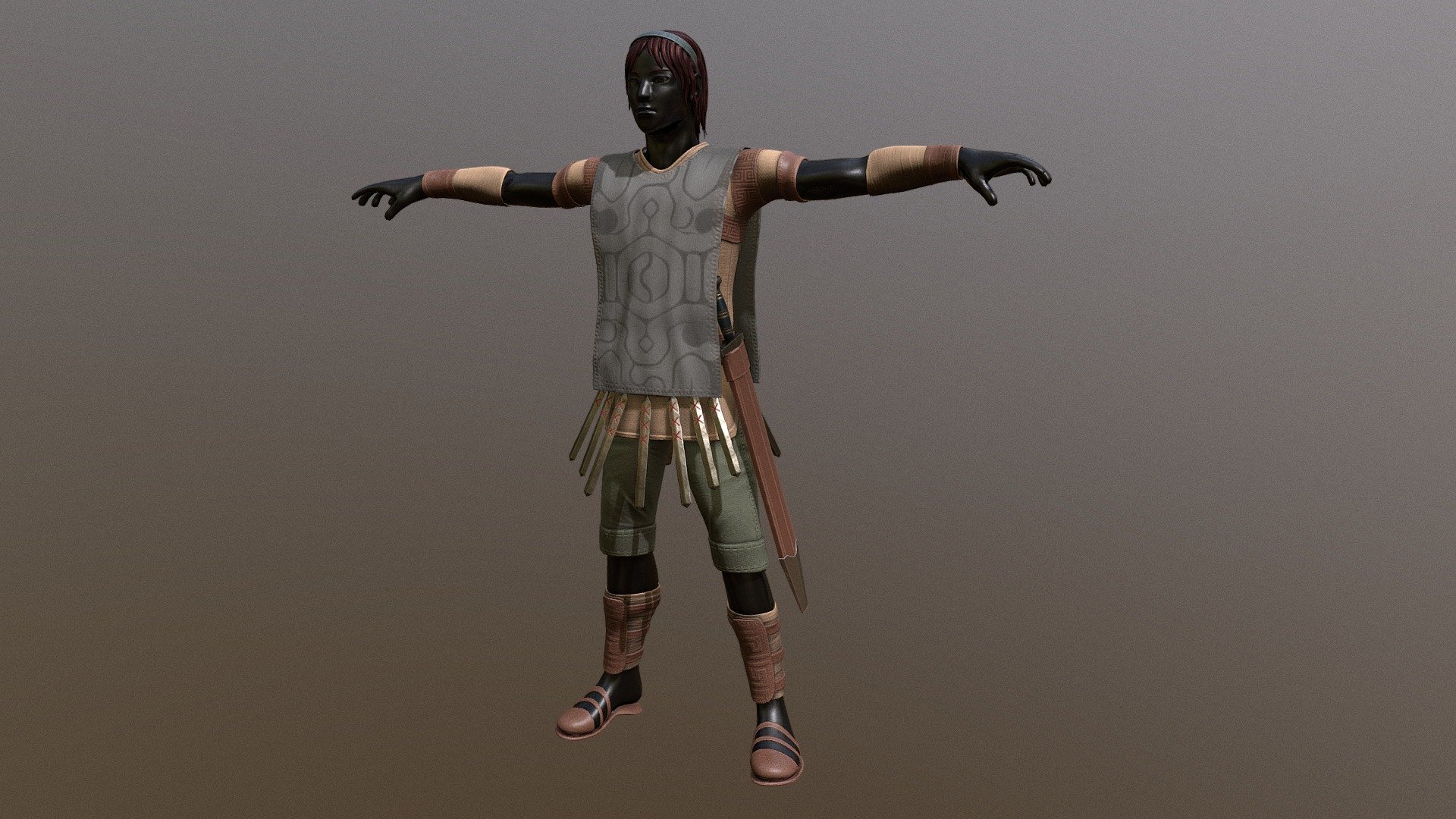 Shadow of the colossus - Wander Part 3: Retopology and texture - Shadow of the colossus  - Wander Full - Buy Royalty Free 3D model by Handrews3D 3d model