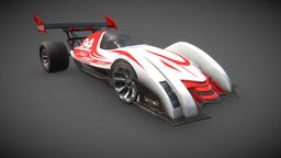 Rocket Racer racer, rocket, game, 3d, 3dsmax, vehicle, art, substance-painter, model