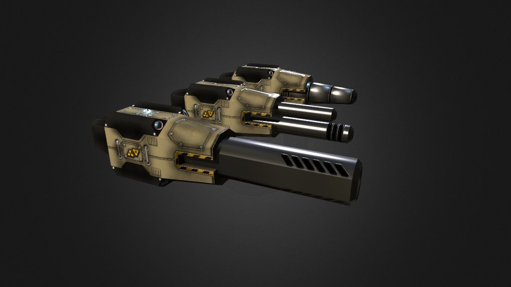 This is a modular laser set (small -medium - large) model designed for mobile game - Laser Weapon Set - 3D model by OP3D (@scifi3d) 3d model