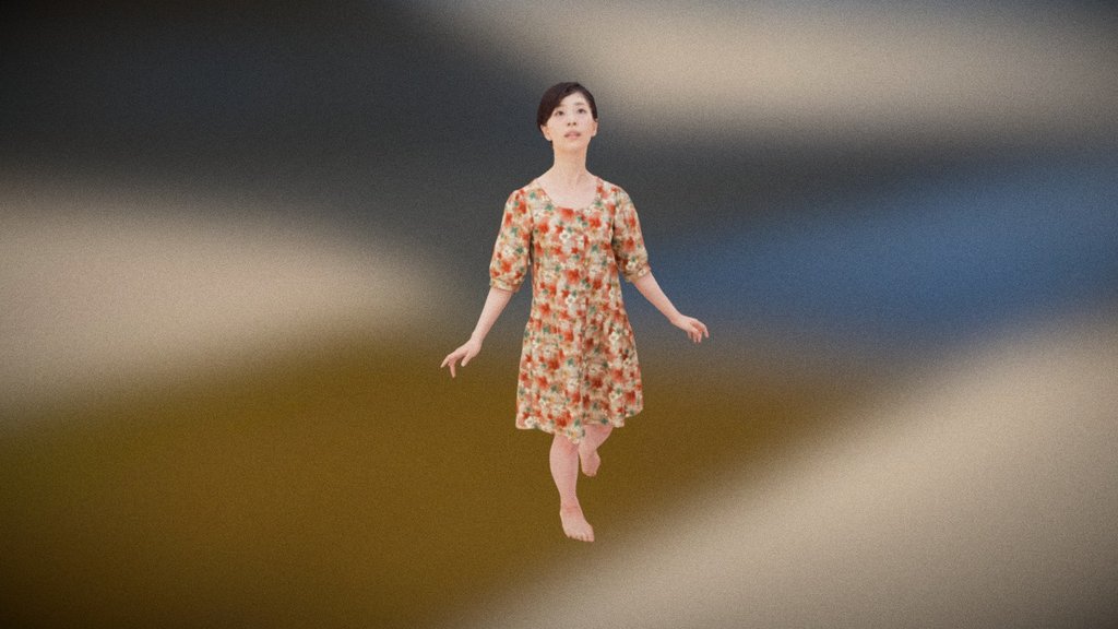 This is our friend and collaborator, Hikaru, as she will be featured in our Nuit Blanche Kyoto 2016 Virtual Reality Exhibition.
Her full body model will be incorporated in many different poses throughout the VR Experience.

Model Captured using full body photo array at AVATTA in Tokyo, Japan.

ニュイ・ブランシュ２０１６年VR展示の主役となる華さん。東京のAVATTAさんのフォトブースを利用してキャプチャーされたモデルです。リアル感が半端ないです！ - Hikaru - Happy Pose (Nuit Blanche Kyoto 2016) - 3D model by KyotoVR 3d model