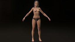 Female Basemesh V2 basemesh, textures, unreal, 4k, unrealengine4, female, rigged