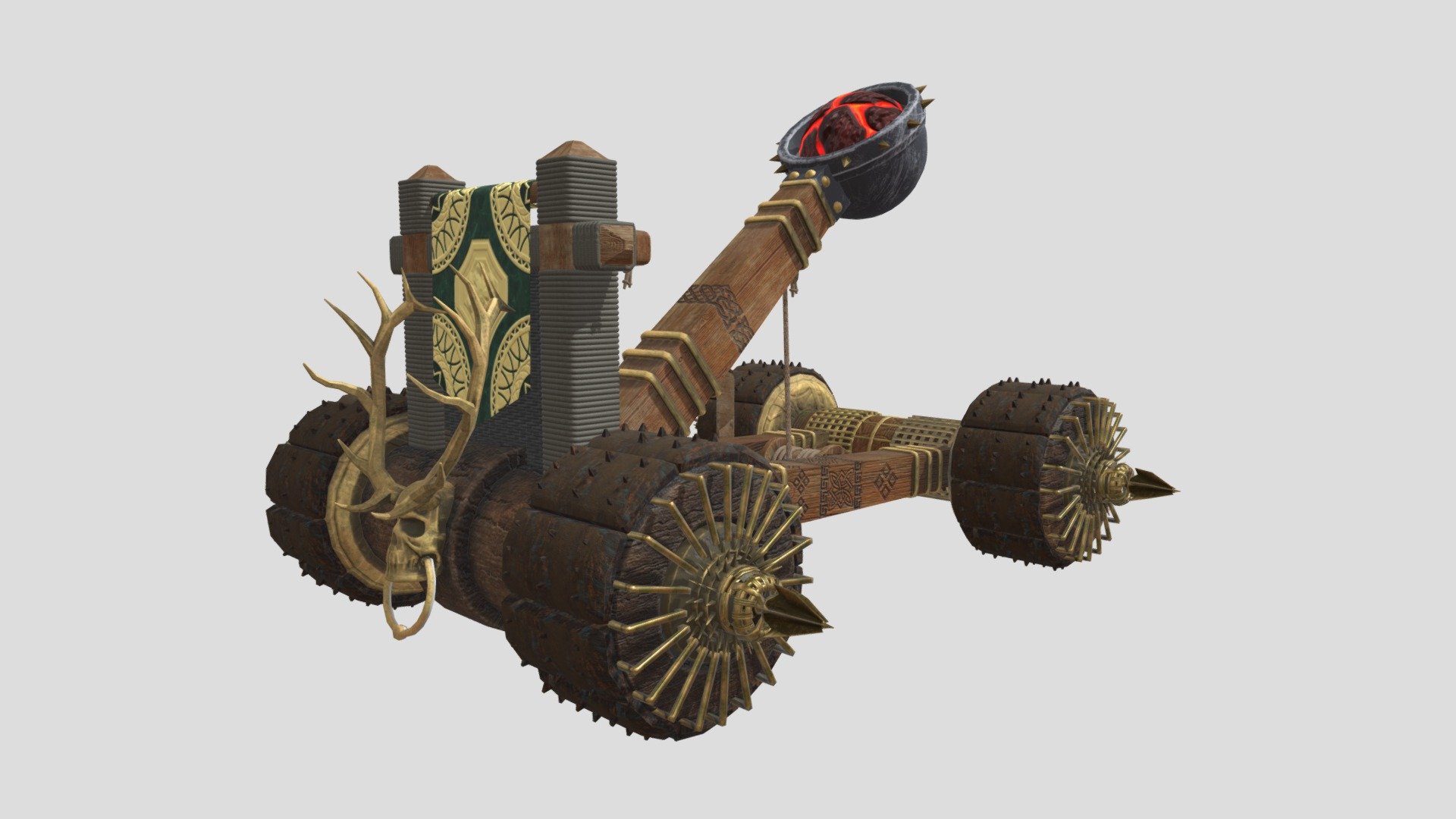 Medieval war weapon model and texture in maya tested with unreal engine 

thanks for love and support - Medieval War Weapon - 3D model by Suraj (@atleast.suraj) 3d model