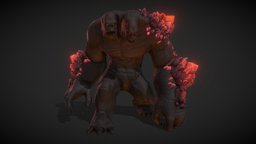 Monsters: Ogre 5 ape, ogre, stone, rock