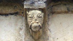 Strange beast corbel