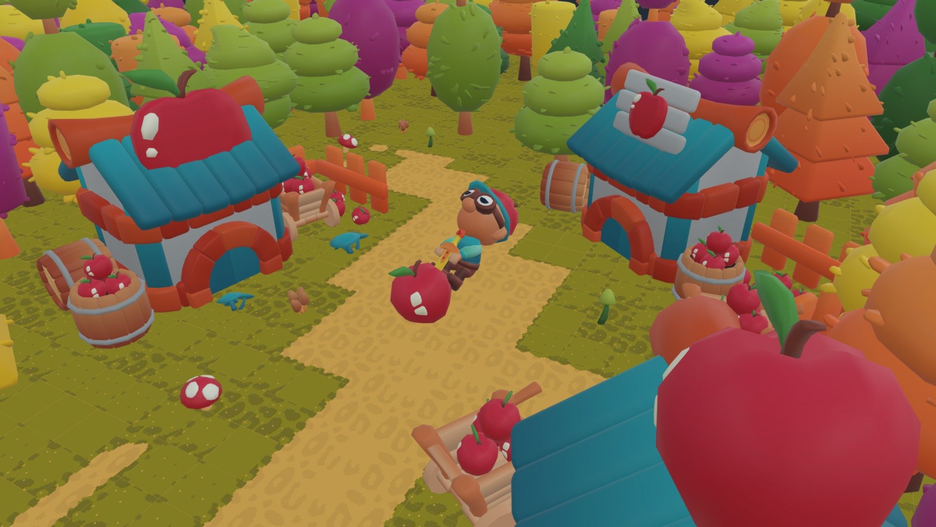 apple farmer founds applescalibur in the forest - apple farmer founds applescalibur in the forest - 3D model by aytunc_dilber 3d model