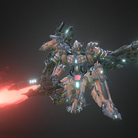 Raid Boss Shogun warrior, transformers, mecha, blender3d-blender-cycles, blender, gundam