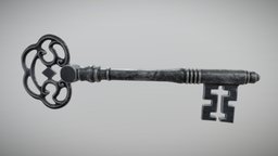 Vintage Key key, vintage, substancevintage, substancepainter, substance, painter, maya