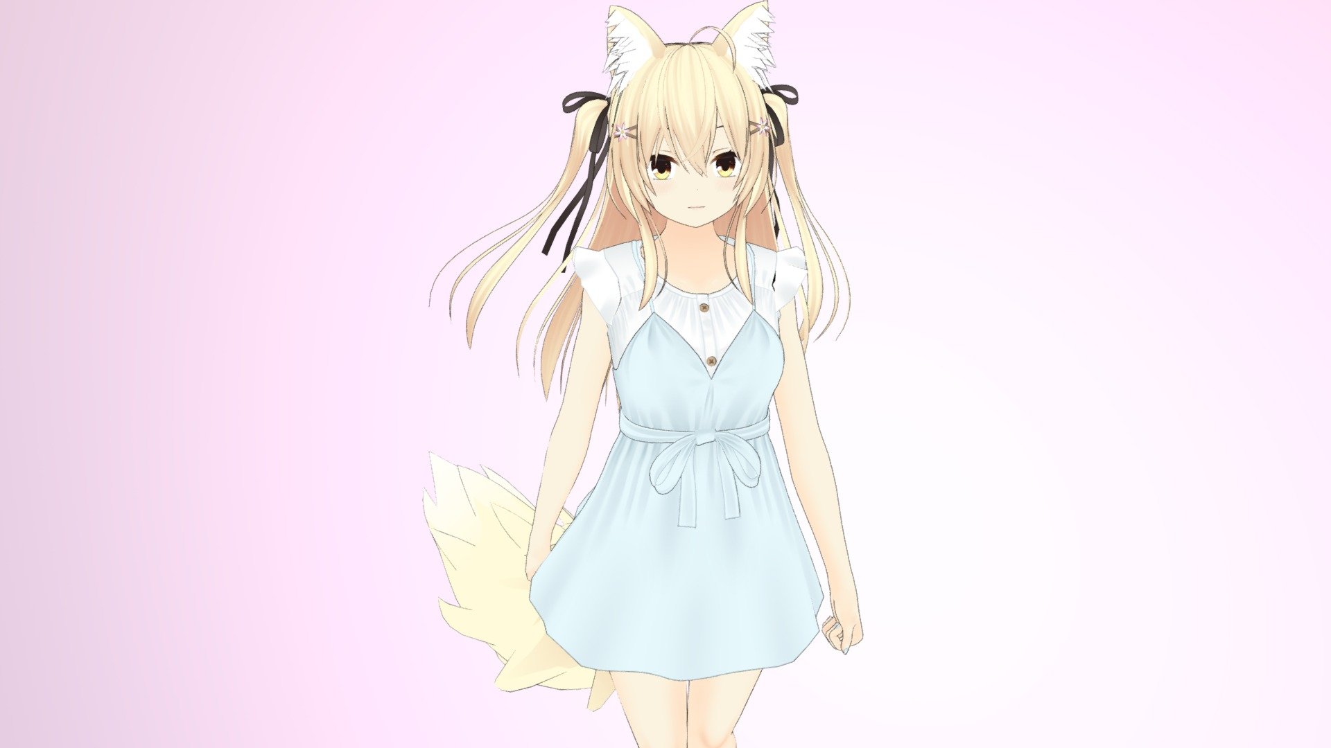 I made VRChat Avatar with Blender 3d model