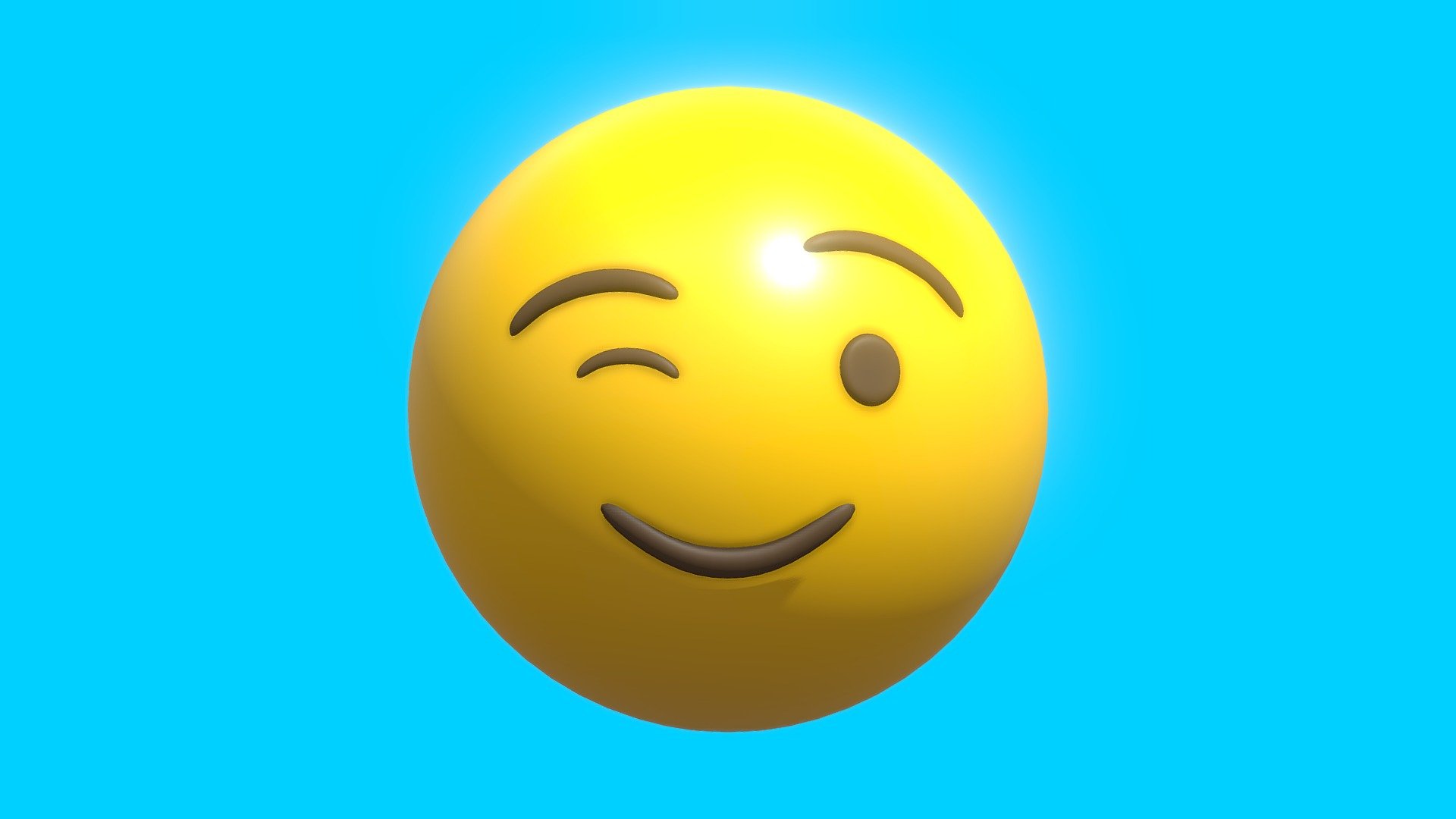 Wink Face Emoticon Emoji or Smiley 3D Model Made in Blender 4.0

This model does include a TEXTURE, DIFFUSE, and ROUGHNESS MAP, but if you want to change the color you can change it in the blend file, just use the principled bsdf and play with the rough and base color parameter

in the blender file i just included the Model with the Subdivide Modifier and Base Material but Different UV Map - Wink Face Emoticon Emoji or Smiley - Buy Royalty Free 3D model by pakyucangkun 3d model