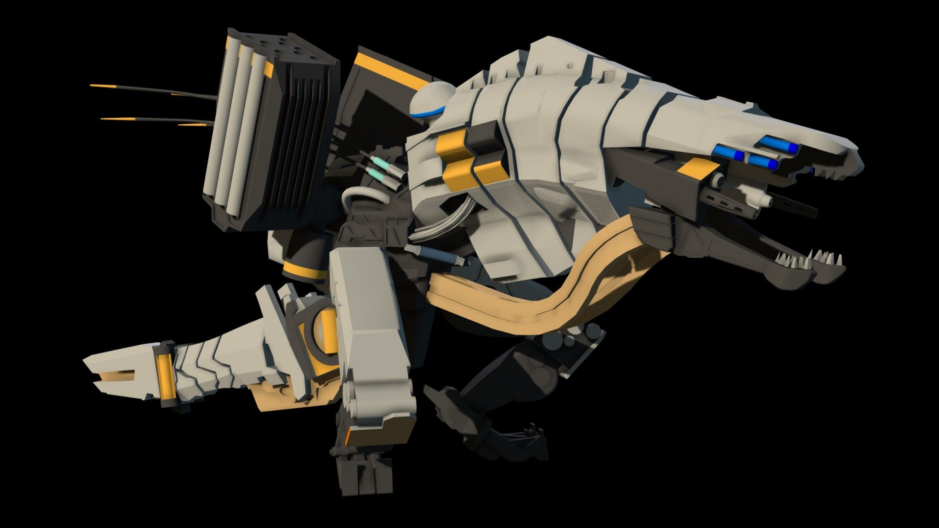The Thunderjaw from Horizon Zero Dawn inspired from a preproduction concept made by Miguel Angel Martinez, concept artist at Guerrilla Games. Model made on CATIA V5 for 3D printing.

Miguel Angel Martinez ArtStation page: https://www.artstation.com/artist/miguelmartinez

Model ArtStation page (rendering and 3D printing visuals): https://www.artstation.com/artwork/1GWao - Thunderjaw concept from Horizon Zero Dawn - Download Free 3D model by Théo Domon (@Gloomeskk) 3d model