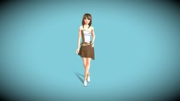 Dahlia Hart: Stylized Sci-Fi Character 3dart, characterart, scifimodels, unity3d, gameart, gameready