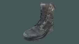 Mens Left Black Work Boot shoe, work, boot, footwear, mens, doc, martins, black