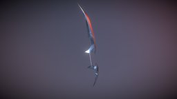 Nameless Blade double, age, inquisition, substancepainter, substance, blender, dragon, dagger, blade
