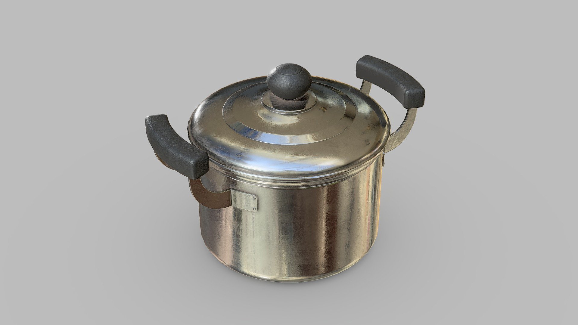 Free download：www.freepoly.org - Pot-Freepoly.org - Download Free 3D model by Freepoly.org (@blackrray) 3d model
