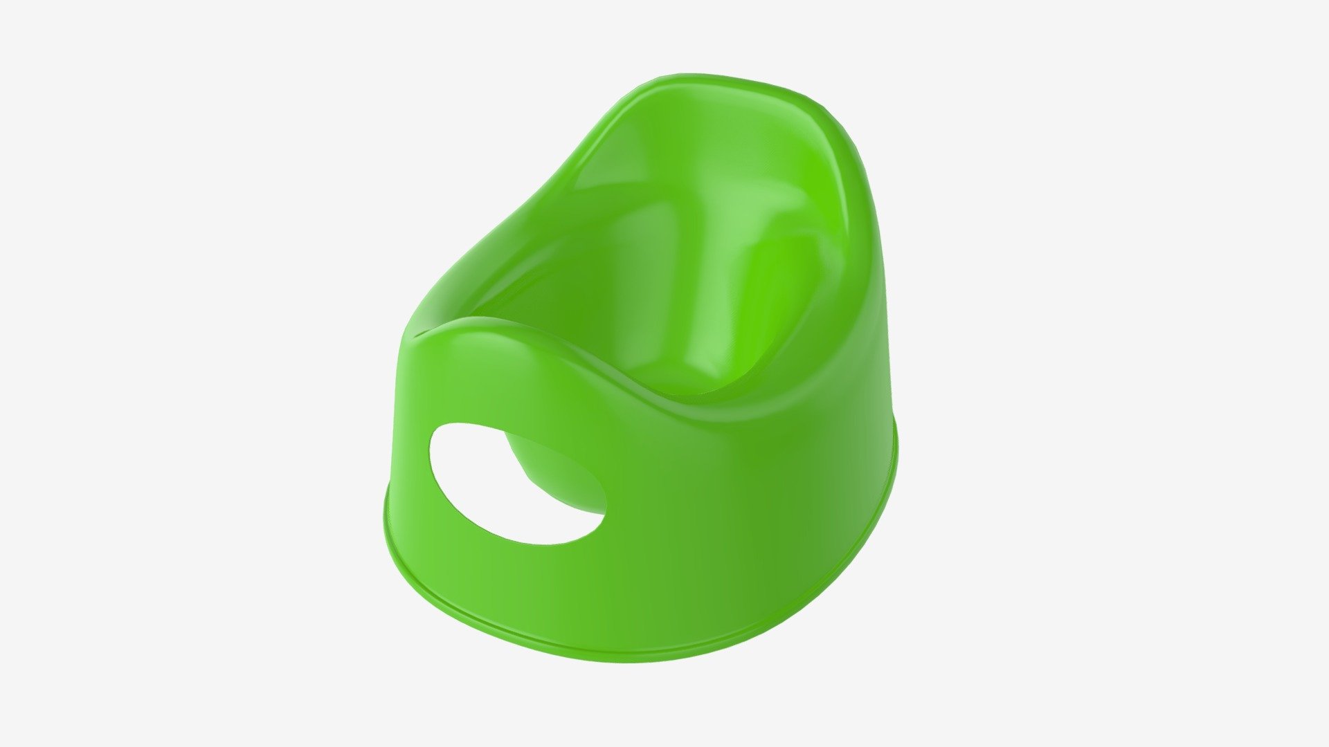 Plastic child toilet pot - Buy Royalty Free 3D model by HQ3DMOD (@AivisAstics) 3d model