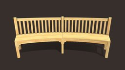 Outdoor bench bench, garden, outdoor, parkbench, metallic, woodenbench, noai, createdwithai, mdgraphiclab