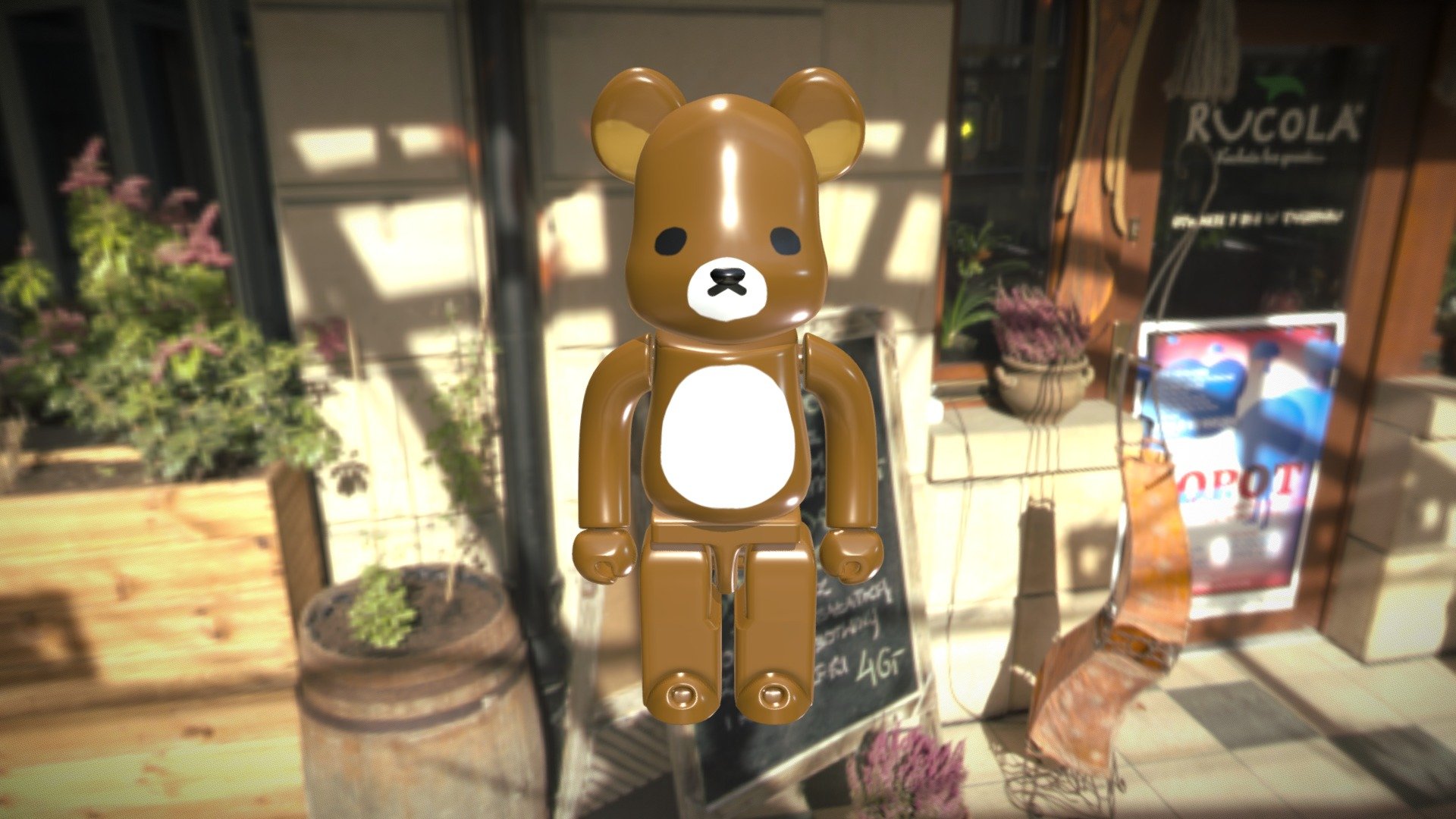 rilakkuma modeling - Be@rbrick_rilakkuma version - 3D model by yh kim (@lastu96) 3d model