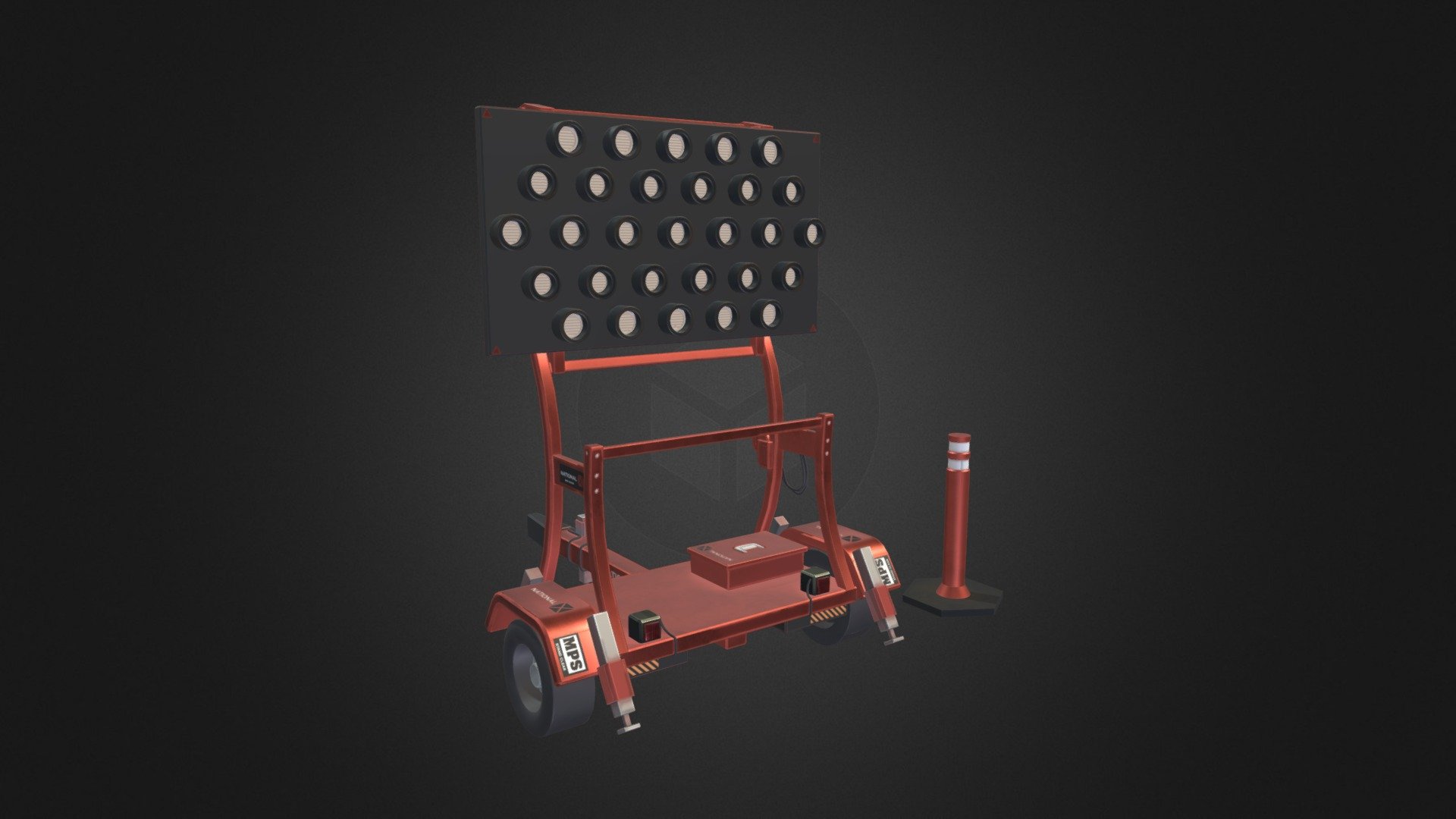 WheelBarrow - 3D model by gcomrade98 3d model
