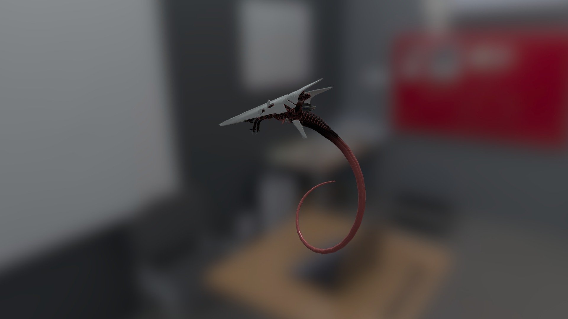 This site fucked up my shaders. but you can find the original render here:
https://twitter.com/ZloNoNameSov/status/1594060219616985088 - Bio racer Comm for a friend - 3D model by ZloaSov 3d model