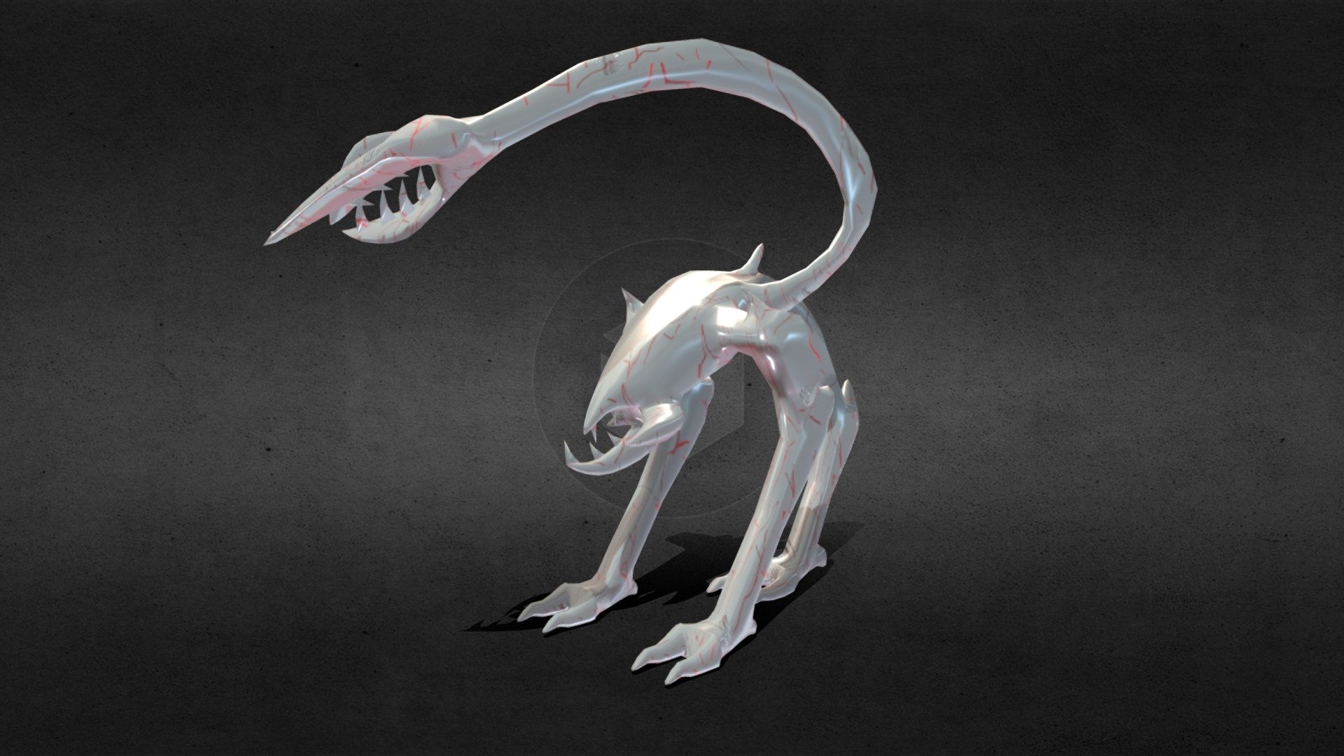 Simple Animated creature.
Tripod Animation experiment 3d model