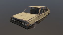 Wrecked FSO Polonez wreck, hl2, polish, car