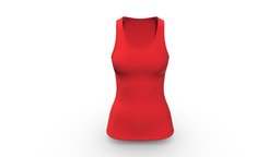 Women Sport Top Women Workout Tank Top cloth, vest, clothes, gym, obj, vr, ar, fbx, tank, yoga, workout, garment, sleeveless, tops, gltf, newdesign, singlet, nft, design, clothing, digitalclothing, digitalfashion, fabricmaking, digitalfabric, apparelhub, topdesign, 3dappareldesign, nftclothing, textledesign, arclothing, vrclothing, 3dclothdevelopment, gamrmentdesign, 3dgarments