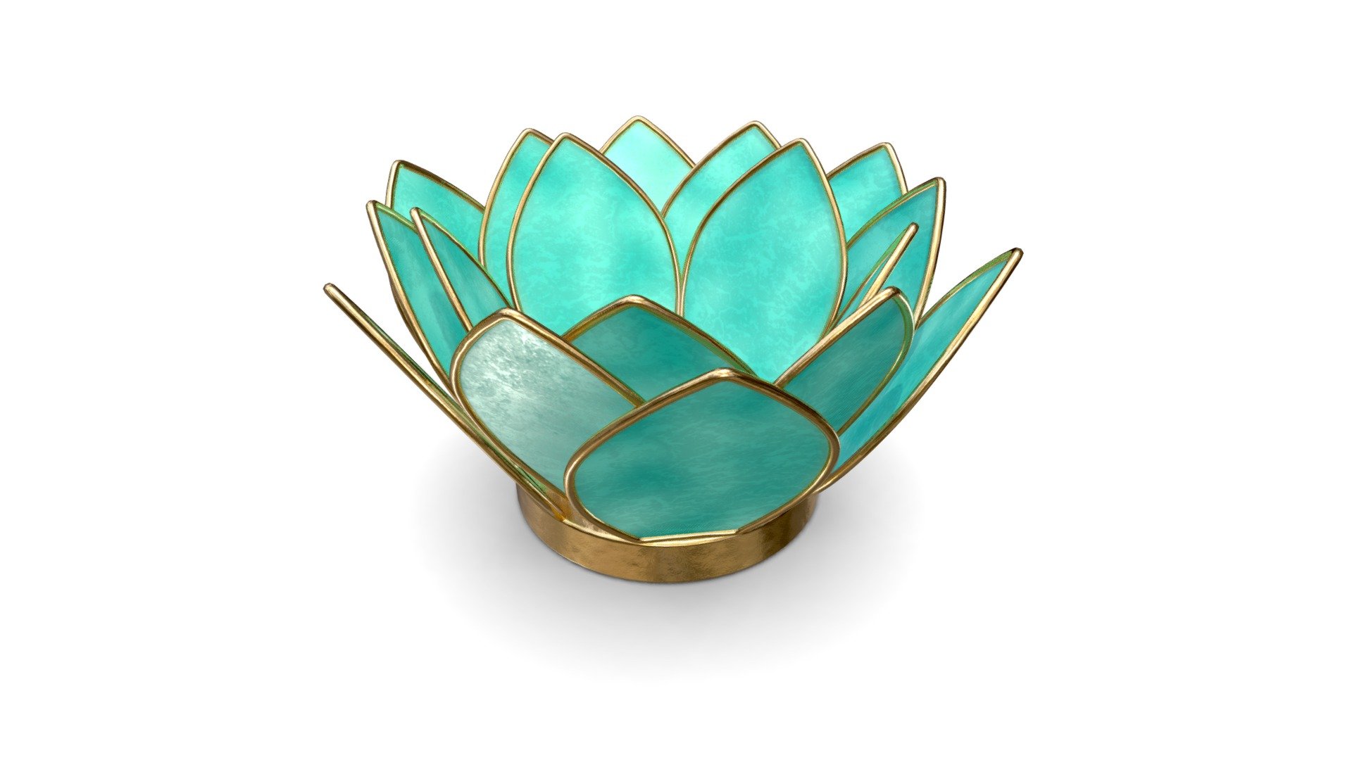 My entry for day 7 - Flower-candle - Download Free 3D model by patrakeevasveta 3d model