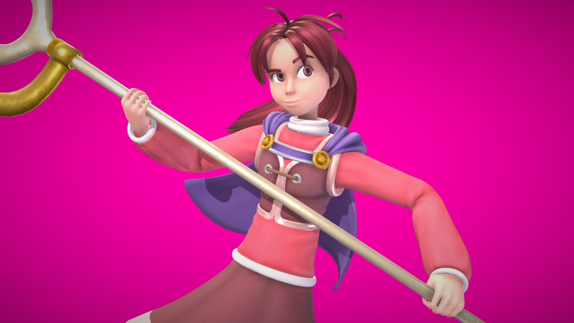 Siguiendo con el 20° aniversario de Golden Sun con fin de este trabajo fue para mejorar mis habilidades y comprender el flujo de trabajo y como tributo al trabajo de Nintendo y Camelot, sigue Jenna/Nadia al estilo de Smash Bros. Es una adepta de Marte, hermana de Félix, fue secuestrada por Saturos y Menardi para que Issac/Hans y Garet llegarán con ella con la estrella elemental de Marte.


 - Golden Sun - Nadia - 3D model by JonathanOC7 (@JonathanOC) 3d model