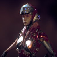 Vela armor, mech, , octopus, tentacles, cyborg, alien, visor, character, game, scifi, design, female, robot