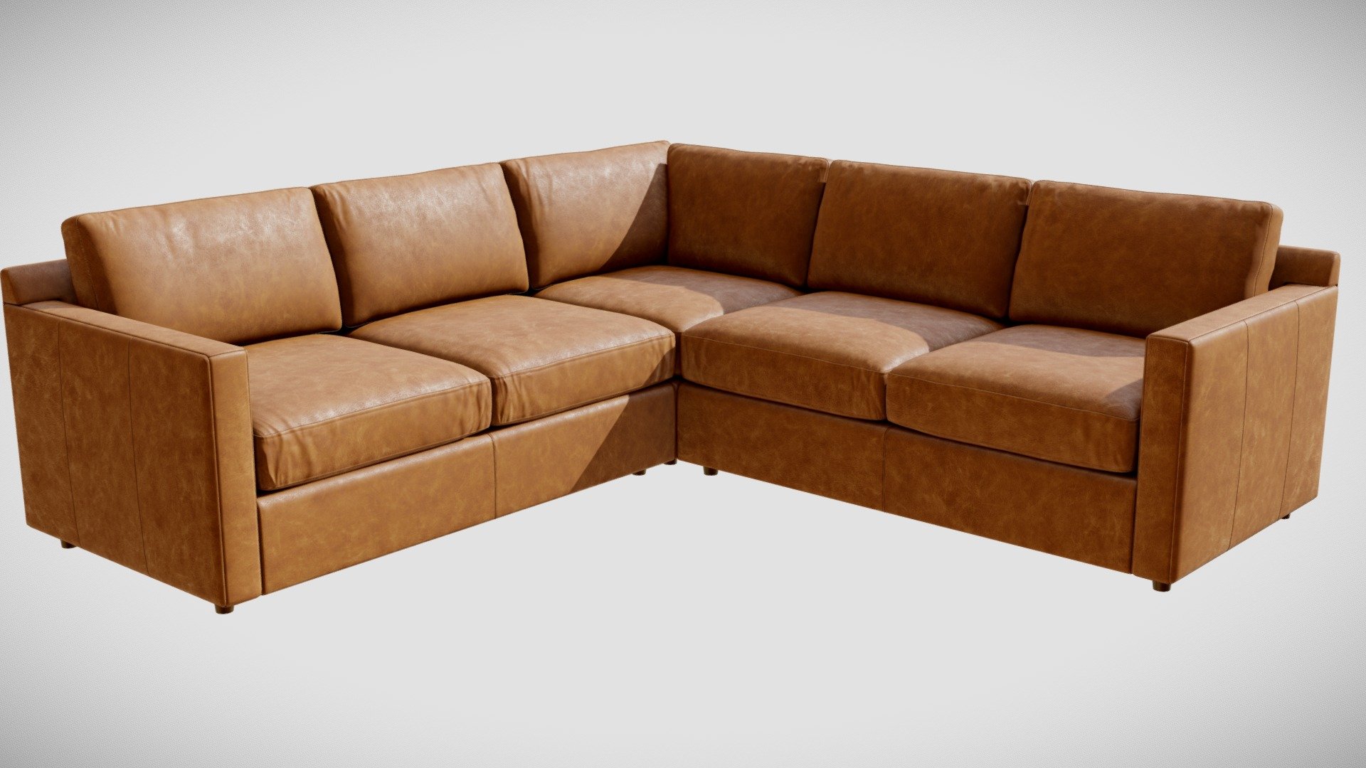 High-quality 3d model of a Crete and Barrel Barrett II Leather 3-Piece Leather Corner Sectional Sofa.

Original: https://www.crateandbarrel.com/barrett-ii-leather-3-piece-leather-corner-sectional-sofa/s491214?oc=2,2820

Formats:
3dsMax 2014 V-ray and standard materials
FBX V-ray and standard materials
OBJ standard materials

31792 polygons
32290 vertices - Crate&Barrel Barrett II Corner Sofa - Buy Royalty Free 3D model by 3detto 3d model