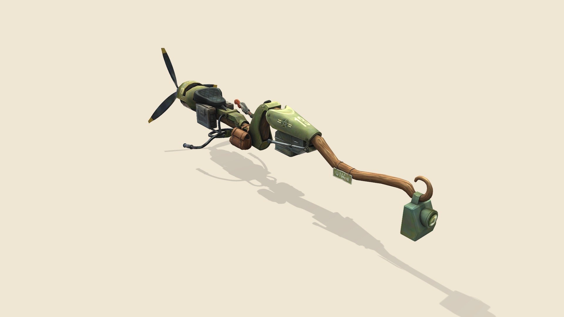 The concept was created by concept artist Jon Cameron Li https://www.artstation.com/artwork/4WOaY - Witch's broom - 3D model by inna_titova (@inna.titova.vl) 3d model