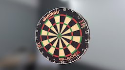 DART GAME TARGET toys, dart, target, recap360, 3dst, 3dst49, photogrammetry, blender, scan