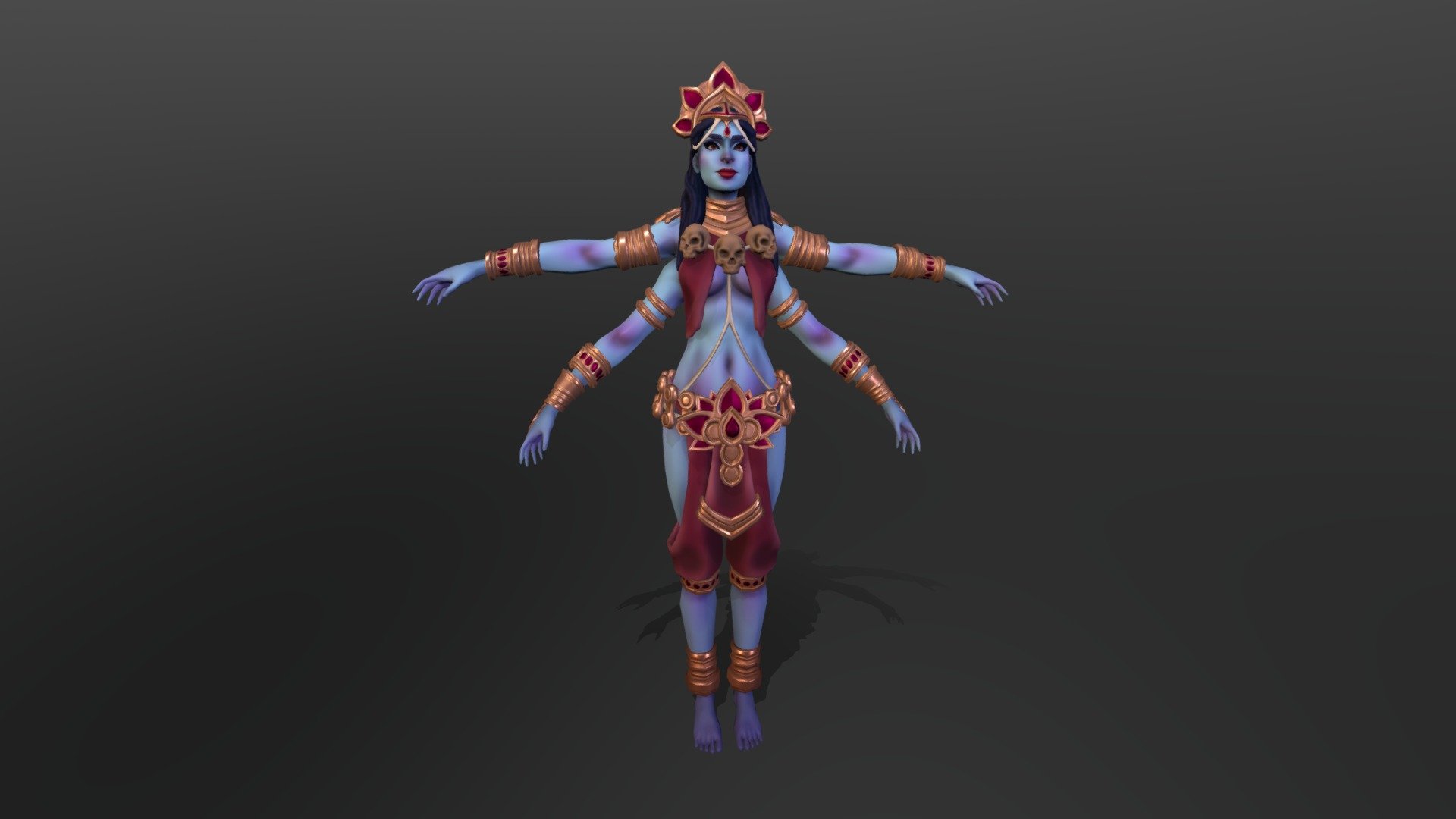 Made for a small hack and slash game project for university 3d model