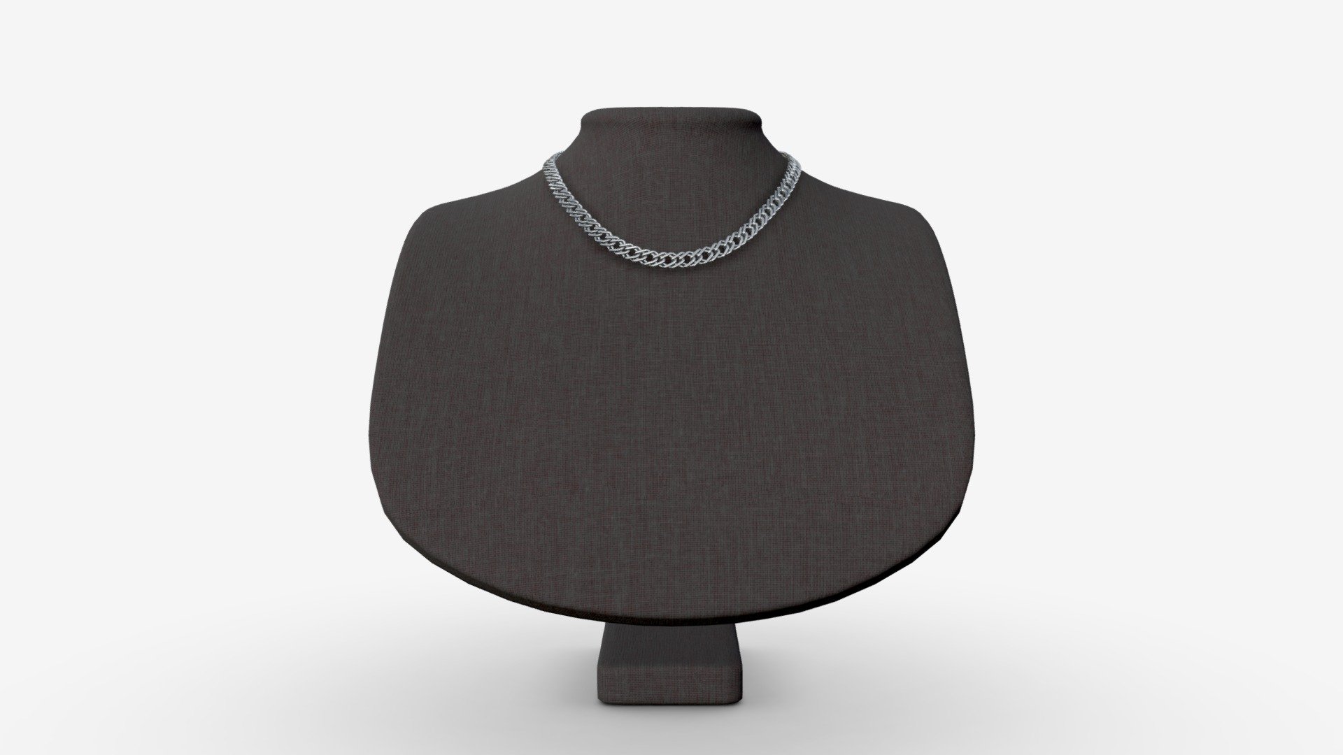 Mannequin Leather for Necklace Jewelry - Buy Royalty Free 3D model by HQ3DMOD (@AivisAstics) 3d model