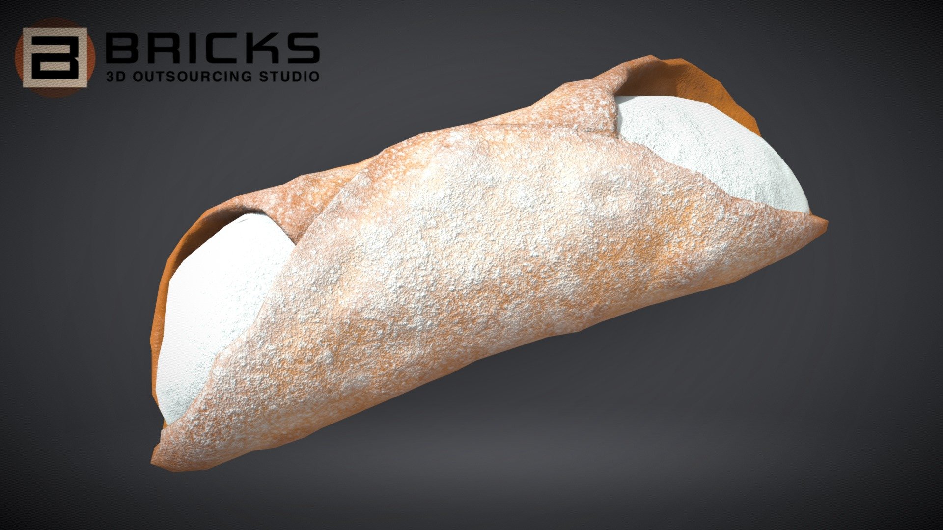 PBR Food Asset:
CannolisPlain
Polycount: 822
Vertex count: 413
Texture Size: 2048px x 2048px
Normal: OpenGL

If you need any adjust in file please contact us: team@bricks3dstudio.com

Hire us: tringuyen@bricks3dstudio.com
Here is us: https://www.bricks3dstudio.com/
        https://www.artstation.com/bricksstudio
        https://www.facebook.com/Bricks3dstudio/
        https://www.linkedin.com/in/bricks-studio-b10462252/ - CannolisPlain - Buy Royalty Free 3D model by Bricks Studio (@bricks3dstudio) 3d model