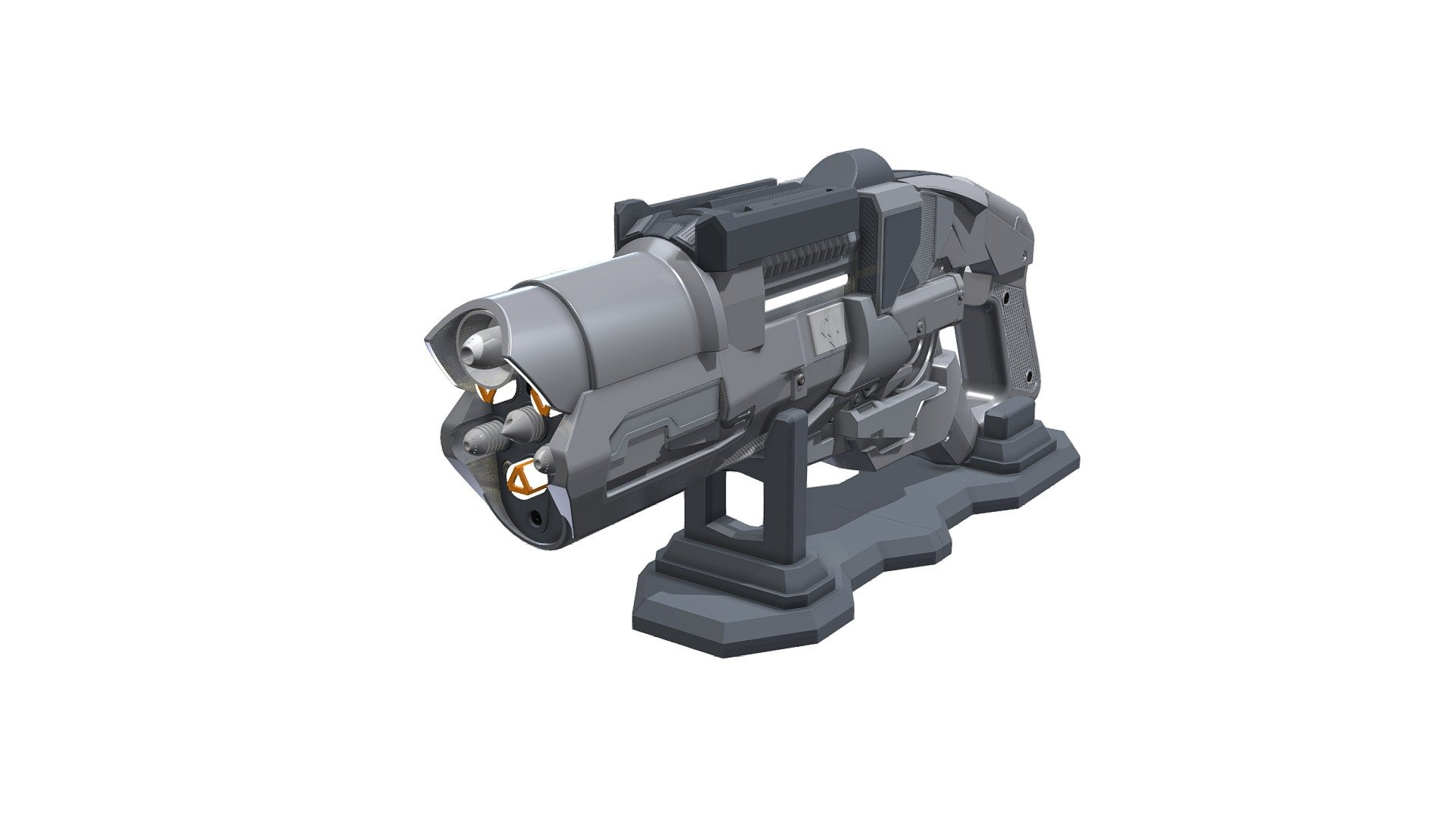 Hi! We glad introduce you 3d model - STL files - to print your own Cold Gun from Legends Of Tomorrow 


The model is divided into parts for printing on a 3D printer with immediately required colors and a minimum print area of 200 x 145 x 140 mm (X x Y x Z)


Lot include:

- 49 stl files for 3d printing (biggest part 170x140x60mm)

- instructions

Dimensions: 460x185x64mm (18x7.3x2.5