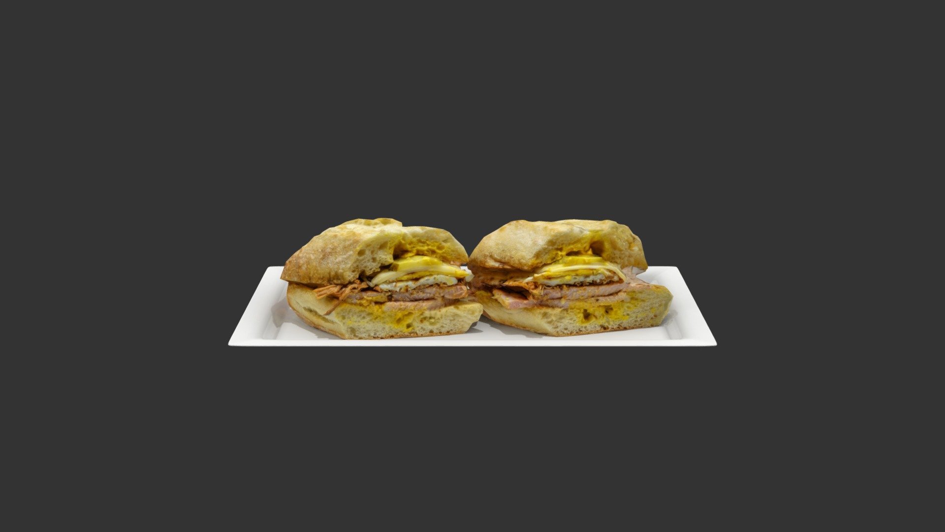 CUBAN SANDWICH 3d model for symposium restaurant - CUBAN SANDWICH - 3D model by menuthat 3d model