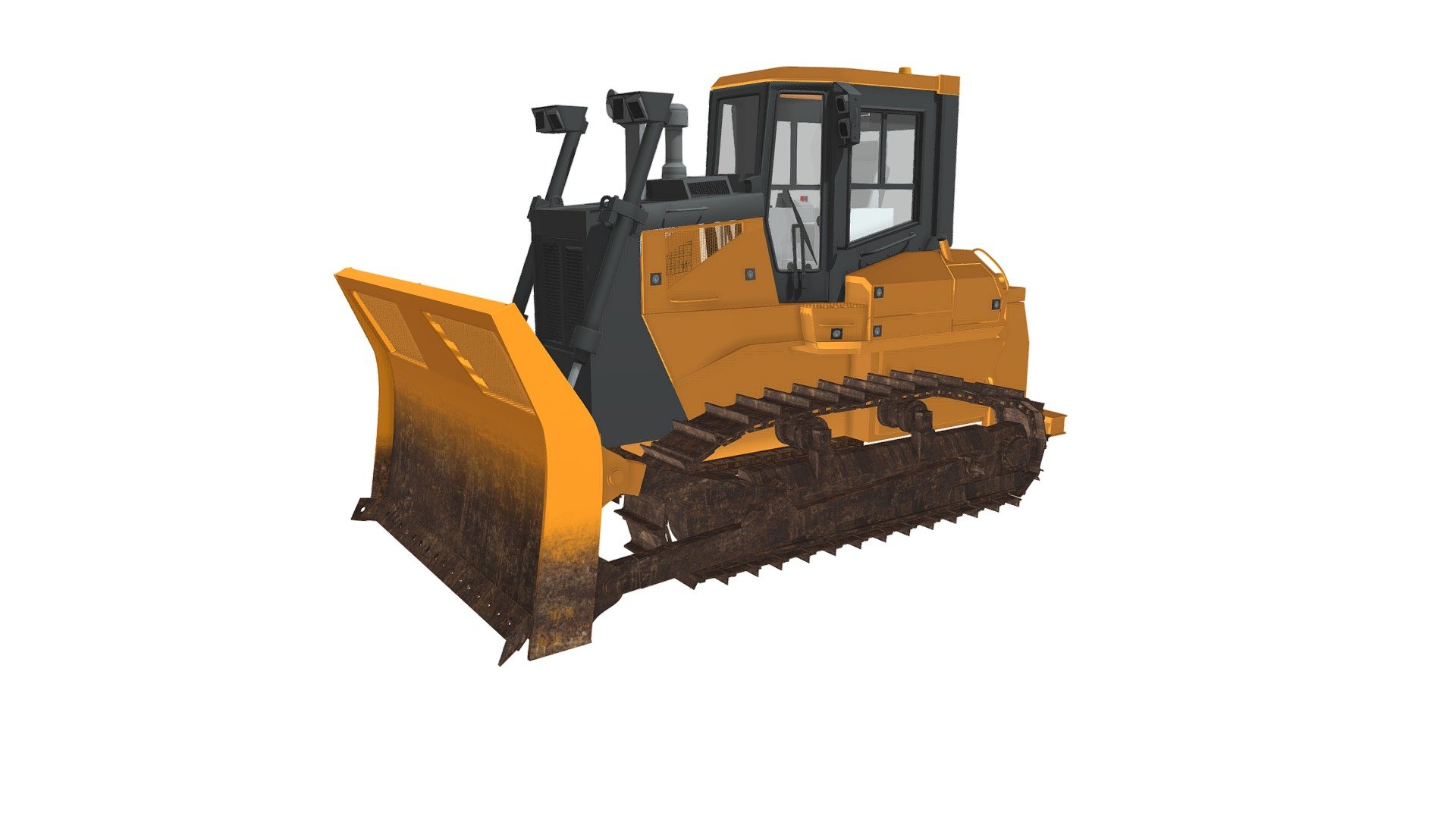 Quality 3d model of waste handler 3d model