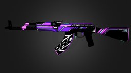 Ak47-prototype cs, 3dcoat, csgo, csgoworkshop, csgocommunityworkshop, photoshop, cs20, cs2, cs2items