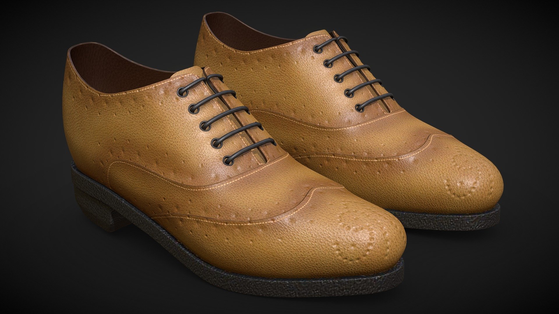 High poly cowboy shoes - Cowboy -  Shoes - Download Free 3D model by Allay Design (@Alister.Dsa) 3d model