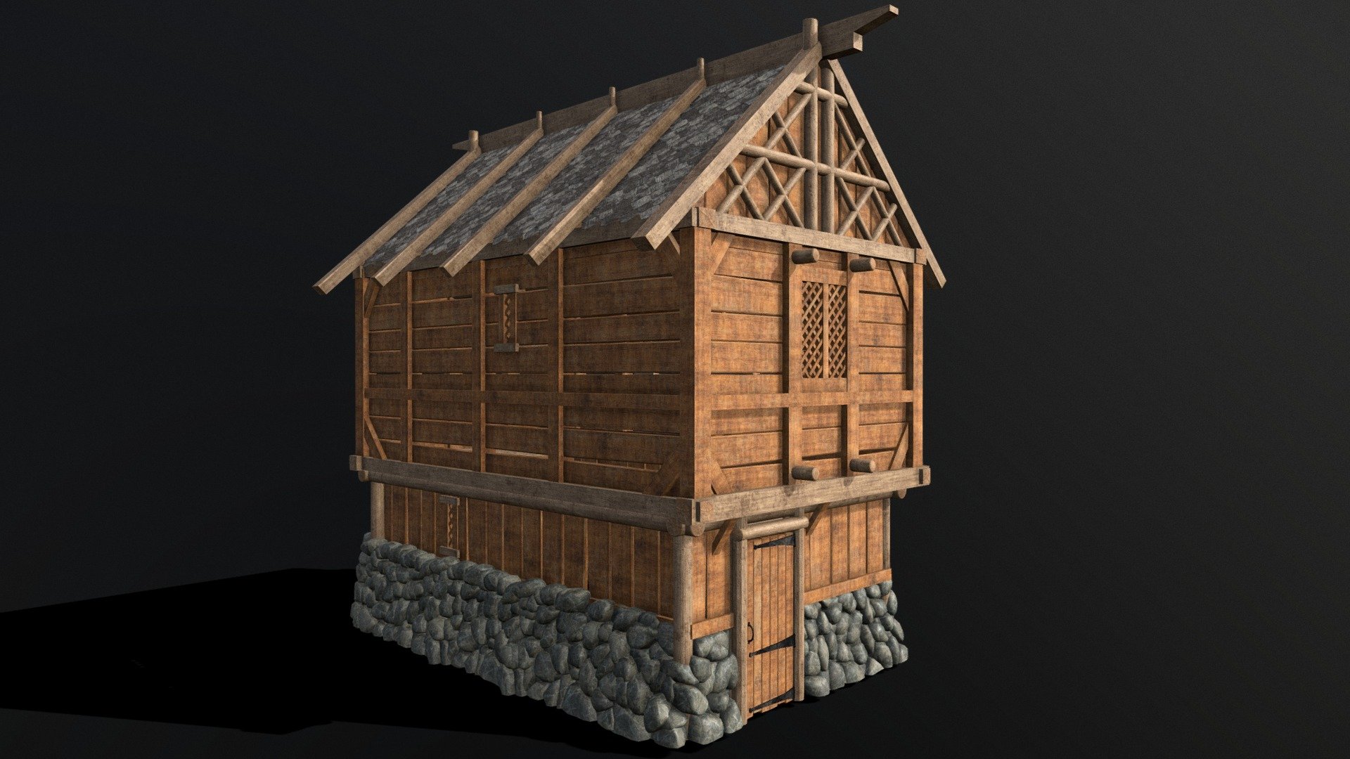 Housing_Unit_J many textures included.trimsheets 3d model