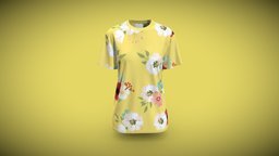 Round Neck Womens Tops & T- Shirts Clothing neck, tee, obj, fbx, round, crew, womens, running, 3ddesign, digital3d, tops, gltf, t-shirts, digitalclothing, digitalfashion, 3dclothing, 3dapparel, digitalfashionwear, digitalcloth, digitalapparel, tee3d, top3d