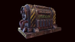 Turbine Dynamo turbine, generator, dynamo, substancepainter, substance, zbrush, industrial, 3dmax