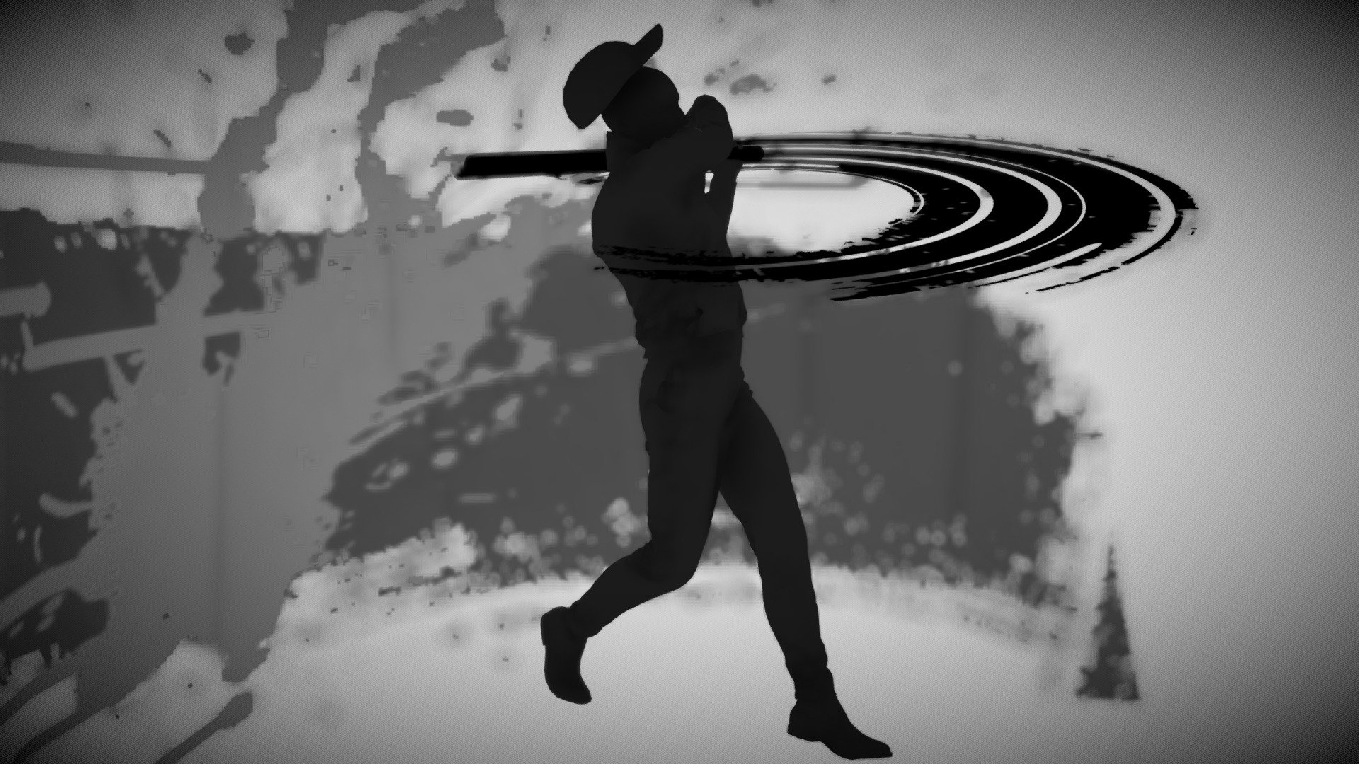 Challenge #3December2021
Day 13 of the 3December2021 challenge is Sport. This is a sillhouette of a baseball batter with effects for drama 3d model