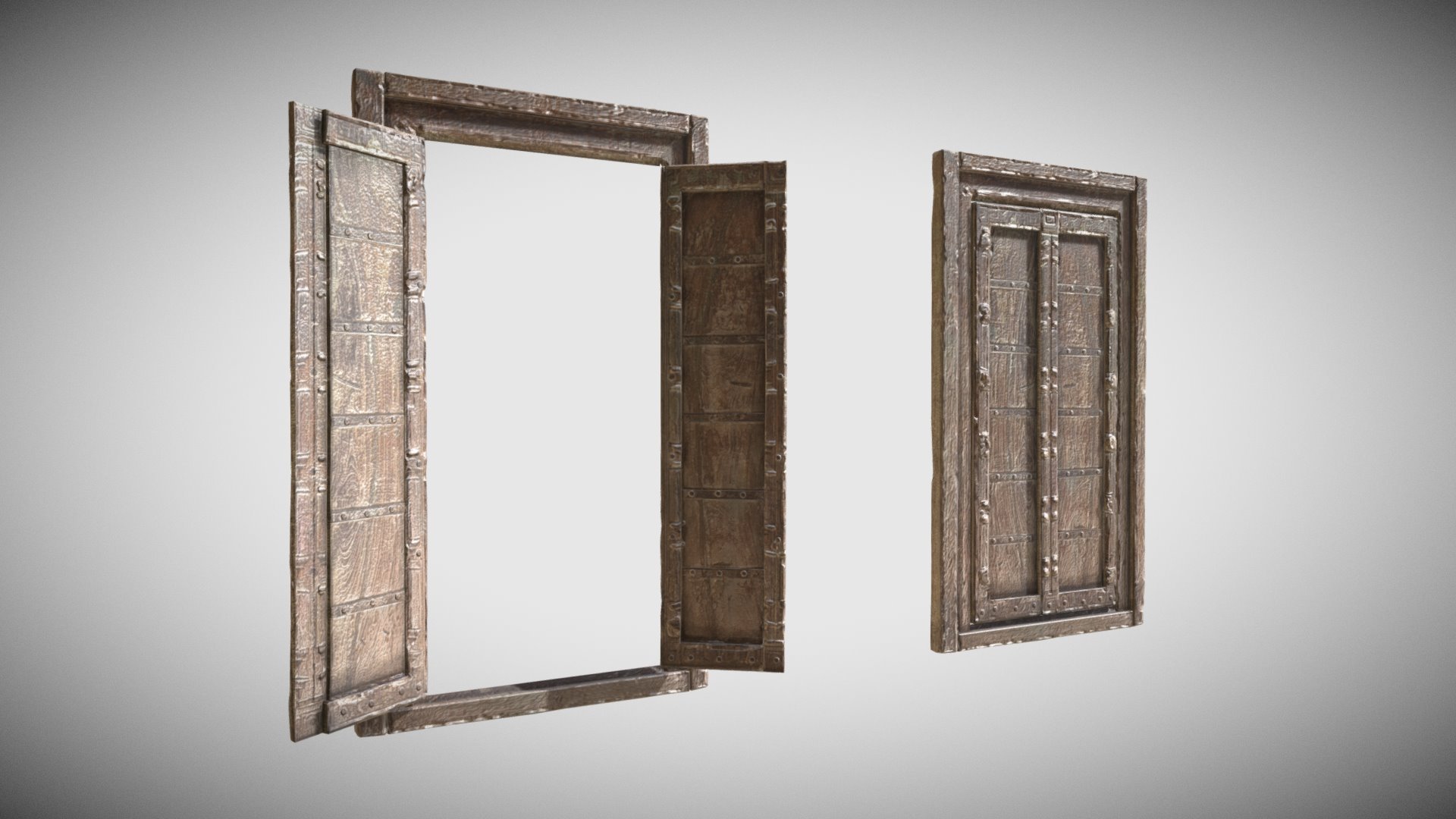 PBR Specular/Glossiness - One Material 4k

 Diffuse

 Gloss

 Normal

 Ambient Occlusion - Old Indian Door Wood - Buy Royalty Free 3D model by Francesco Coldesina (@topfrank2013) 3d model