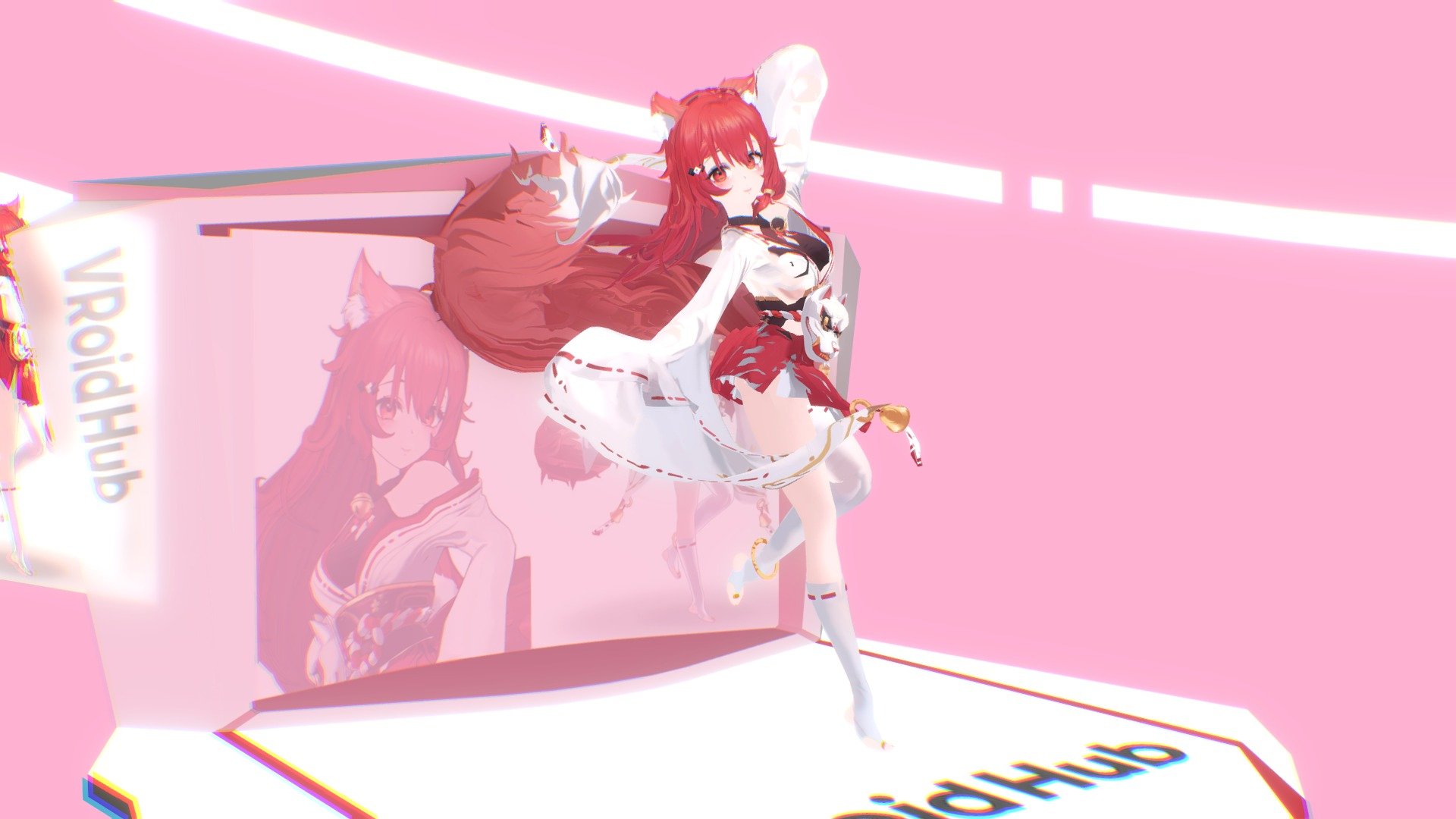 【★MMD model DL：https://www.aplaybox.com/details/model/KgA7hKX2s2ue/ ★】

https://hub.vroid.com/en/characters/6948208135828377988/models/4042461540277505721
 - VRM model : 【Remake】梨卡 Rika - 3D model by 空貓 Nilcat (@NILCAT) 3d model