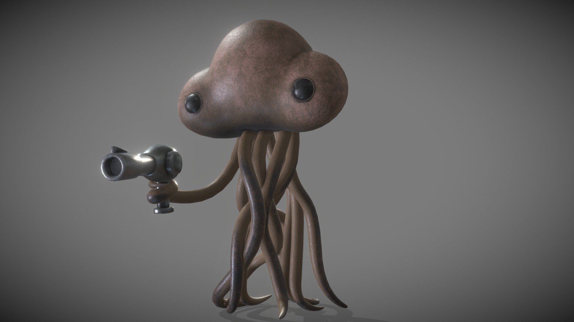 My version of the alien from the electronic game &ldquo;Metal Slug